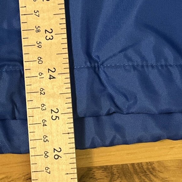 Steve & Barry's Tennessee Titans Blue Satin Windbreaker Pullover V-Neck Size L - Picture 7 of 12